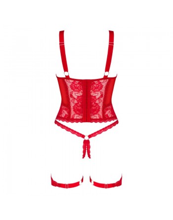 lingerie belovya corset rouge