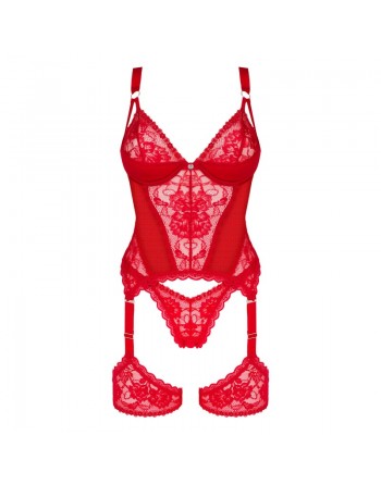 lingerie belovya corset rouge