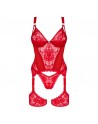 lingerie belovya corset rouge