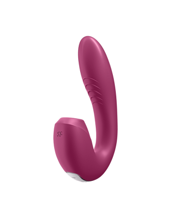 stimulateur clitoridien et vibromasseur point g satisfyer sunray  violet de satisfyer