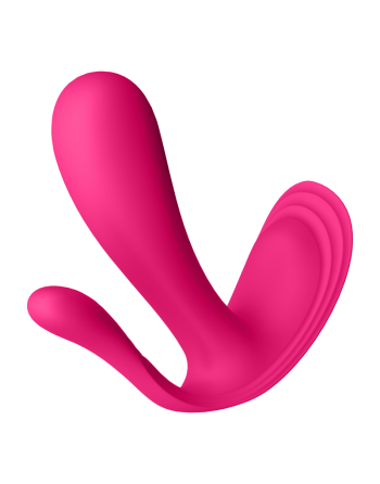 Dressing Libertin : vibromasseur satisfyer top secret + rose