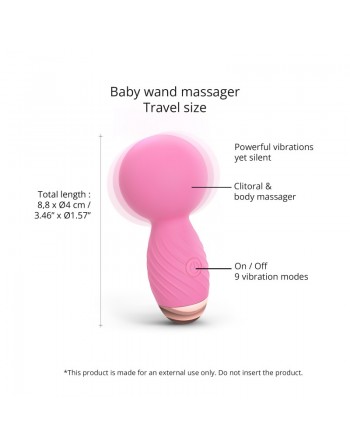 sextoys  marque love to love  itsy bitsy vibromasseur  pink passion