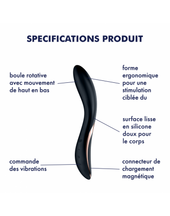 tendance sensuelle : rrrolling stimulateur point g satisfyer  noir