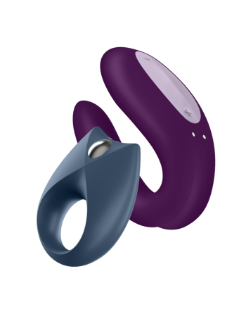 partner box 2  vibromasseur et cockring pour couples  satisfyer