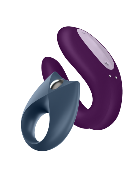 partner box 2  vibromasseur et cockring pour couples  satisfyer