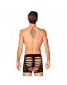 lingerie obsessive m104 boxer short homme noir