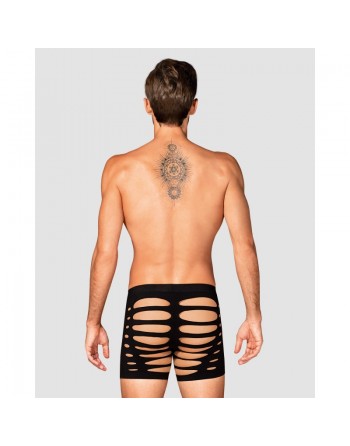 lingerie obsessive m104 boxer short homme noir