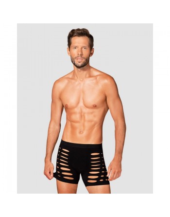 lingerie obsessive m104 boxer short homme noir