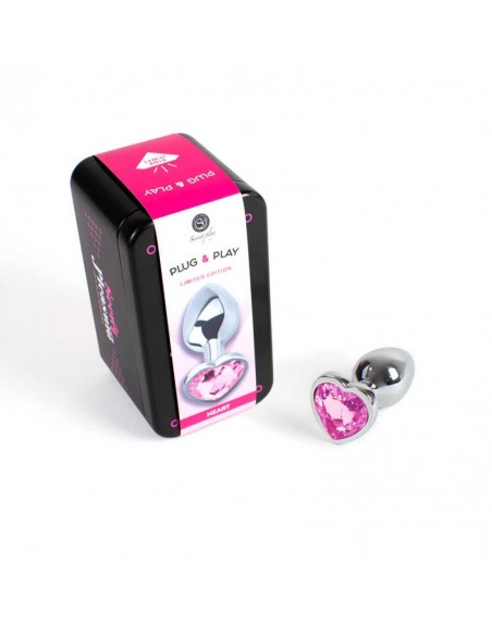 secret play : plug anal secret play  coeur rose