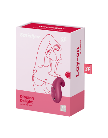 DRESSINGLIBERTIN  : dipping delight stimulateur satisfyer  framboise