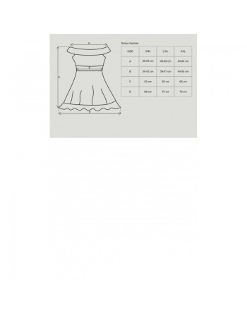 Dressing libertin: flores babydoll  noir obsessive par votre  tendance sensuelle