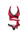 Dressing libertin : sensuelia ensemble  rouge obsessive par votre  tendance sensuelle