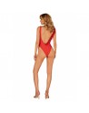 Dressing libertin:  obsessive maillot de bain  monokini cubalove  rouge