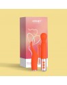 VIBROMASSEUR : the naughty collection  vibromasseur à tête interchangeable orange honey play box