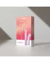 VIBROMASSEUR : the naughty collection  vibromasseur à tête interchangeable rose honey play box