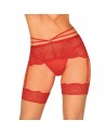 tendance sensuelle : portejarretelle rouge loventy de la marque obsessive