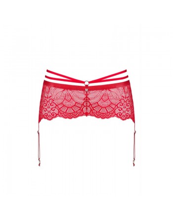 tendance sensuelle : portejarretelle rouge loventy de la marque obsessive