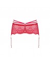 tendance sensuelle : portejarretelle rouge loventy de la marque obsessive