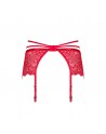 tendance sensuelle : portejarretelle rouge loventy de la marque obsessive