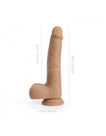 Dressinglibertin : idalis  vibrating thrusting dildo 20.3 cm honey play box