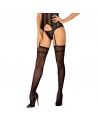 lingerie Dressing libertin : s825 bas jarretelles  noirs