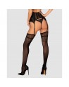 lingerie Dressing libertin : s825 bas jarretelles  noirs