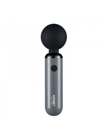 pomi wand  puissant mini vibromasseur  gris honey play box