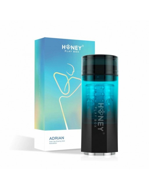 DRESSING LIBERTIN : adrian  masturbateur automatique rotatif à eau avec lumières honey play box