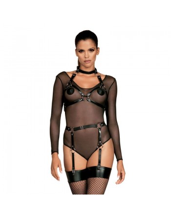 lingerie sexy  marque obsessive  a740 harnais  noir