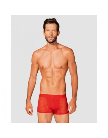 Caleçon homme obsessiver rouge SEXY TRANSPARENT
