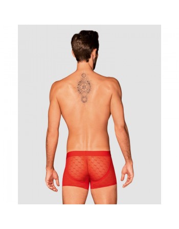 Caleçon homme obsessiver rouge SEXY TRANSPARENT