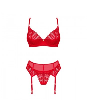 Lingerie rouge provocante pour noël