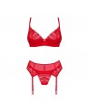 Lingerie rouge provocante pour noël