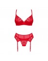 Lingerie rouge provocante pour noël