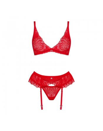 Ensemble sensuel rouge libertin