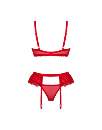 Ensemble sensuel rouge libertin