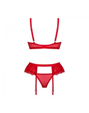 Ensemble sensuel rouge libertin