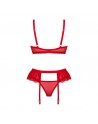Ensemble sensuel rouge libertin