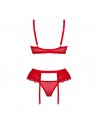 Ensemble sensuel rouge libertin