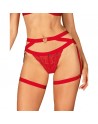 Porte jarretelles rouge sensuel / Lingerie libertine