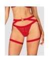 Porte jarretelles rouge sensuel / Lingerie libertine