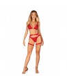 Porte jarretelles rouge sensuel / Lingerie libertine