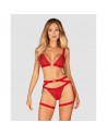 Porte jarretelles rouge sensuel / Lingerie libertine