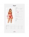 Porte jarretelles rouge sensuel / Lingerie libertine