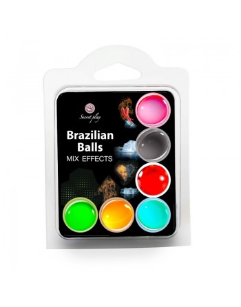 Dressing Libertin: 6 billes de massage brazilian balls  6 brazilian balls differents effets