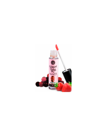 Sexe Oral : Brillant à lèvres vibrant fraise gum / Dressing Libertin