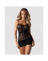 Robe Mini transparente noire libertine SEXY / DRESSING LIBERTIN