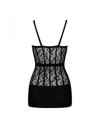 Robe Mini transparente noire libertine SEXY / DRESSING LIBERTIN