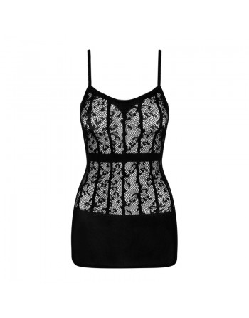 Robe Mini transparente noire libertine SEXY / DRESSING LIBERTIN