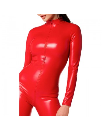 Combinaison Orgia Rouge PVC SEXY /DRESSING LIBERTIN